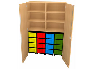 Garagenschrank, Breite 130 cm