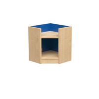 Garderobenablage als Innenecke "Colour-Line"