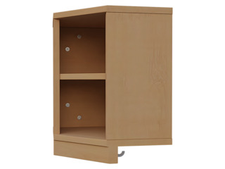 Garderobenablage als Innenecke "Klassik-Line"