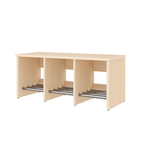 Garderobenbank 80-3-35 mit Schuhrost