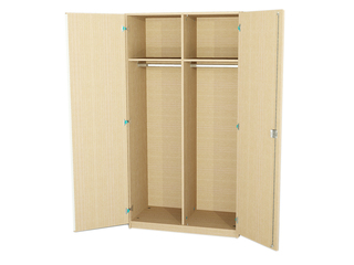 Garderobenschrank mit Hutboden