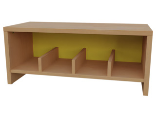 Garderobensitzbank "Colour-Line" mit Ablage