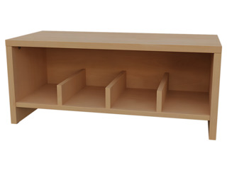 Garderobensitzbank "Klassik-Line" mit Ablage