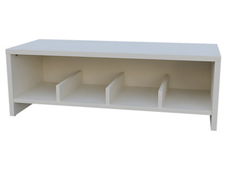 Garderobensitzbank "Modern-Line" mit Ablage