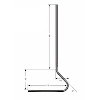 Geländerpfosten Modell 3