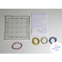 Geometriebrett transparent