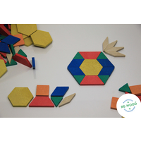 Geometrische Legeplättchen Pattern Blocks