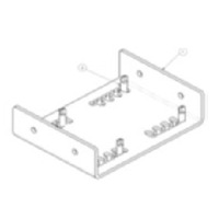 Gestellverbindungsklammer modulOne, Set mit 2 Stück