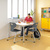 Gleitkufenstuhl solit:sit® mit Buchenholzsitzschale