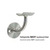 Edelstahl Handlaufhalter Modell 10