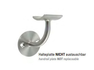 Edelstahl Handlaufhalter Modell 10