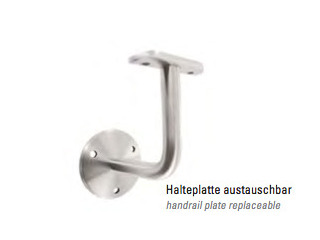 Edelstahl Handlaufhalter Modell 11