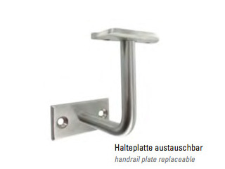 Edelstahl Handlaufhalter Modell 13