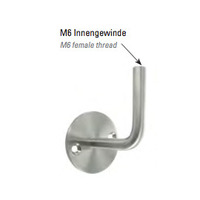 Edelstahl Handlaufhalter Modell 17