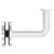 Handlaufhalter mit Glaspunkthalter, V4A