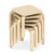 Holzhocker OLA eckig, stapelbar