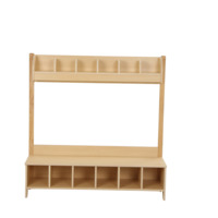 Kindergartengarderobe, für 6 Kinder