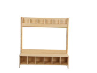 Kindergartengarderobe, für 6 Kinder