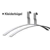 Kleiderbügel-Set Montana, Stahl pulverbeschichtet
