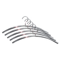 Kleiderbügel-Set Stahl verchromt