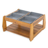 Kleiner Outdoor Sand- und Matschtisch