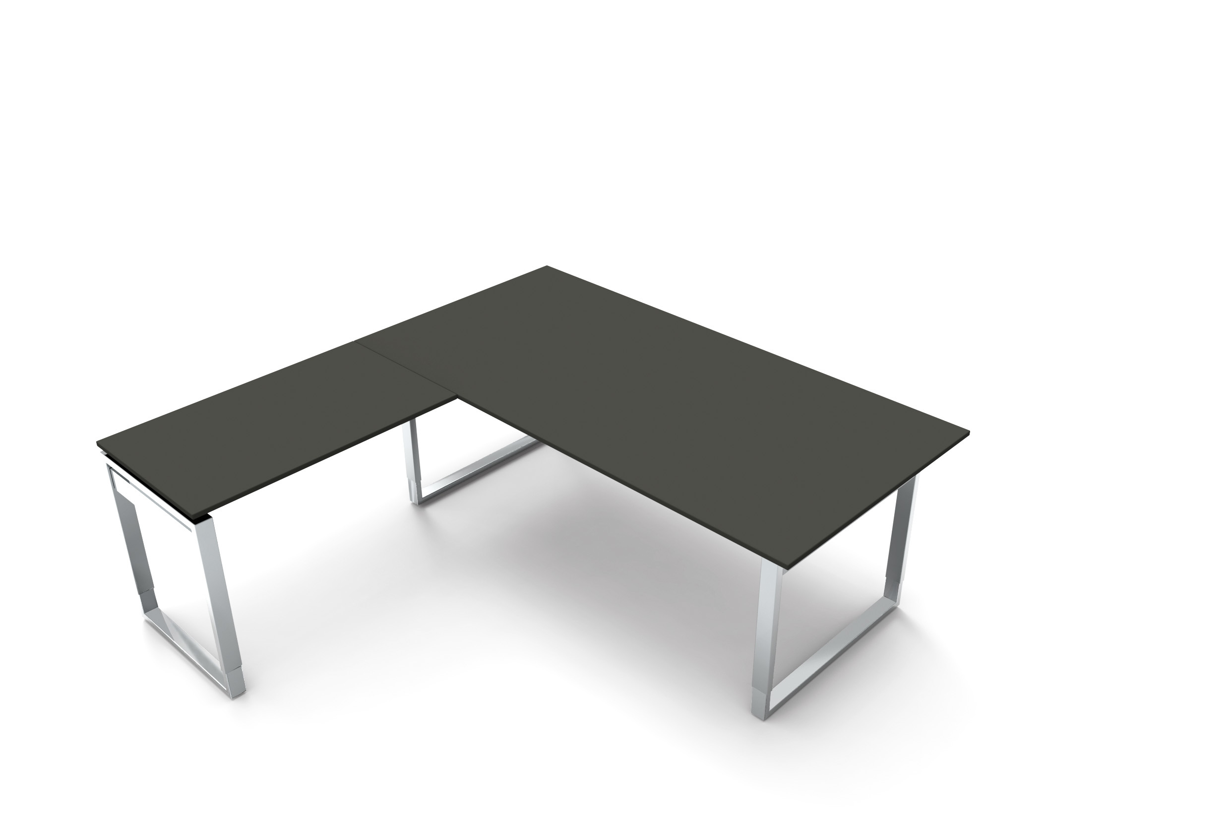 Schreibtisch mit Ansatztisch