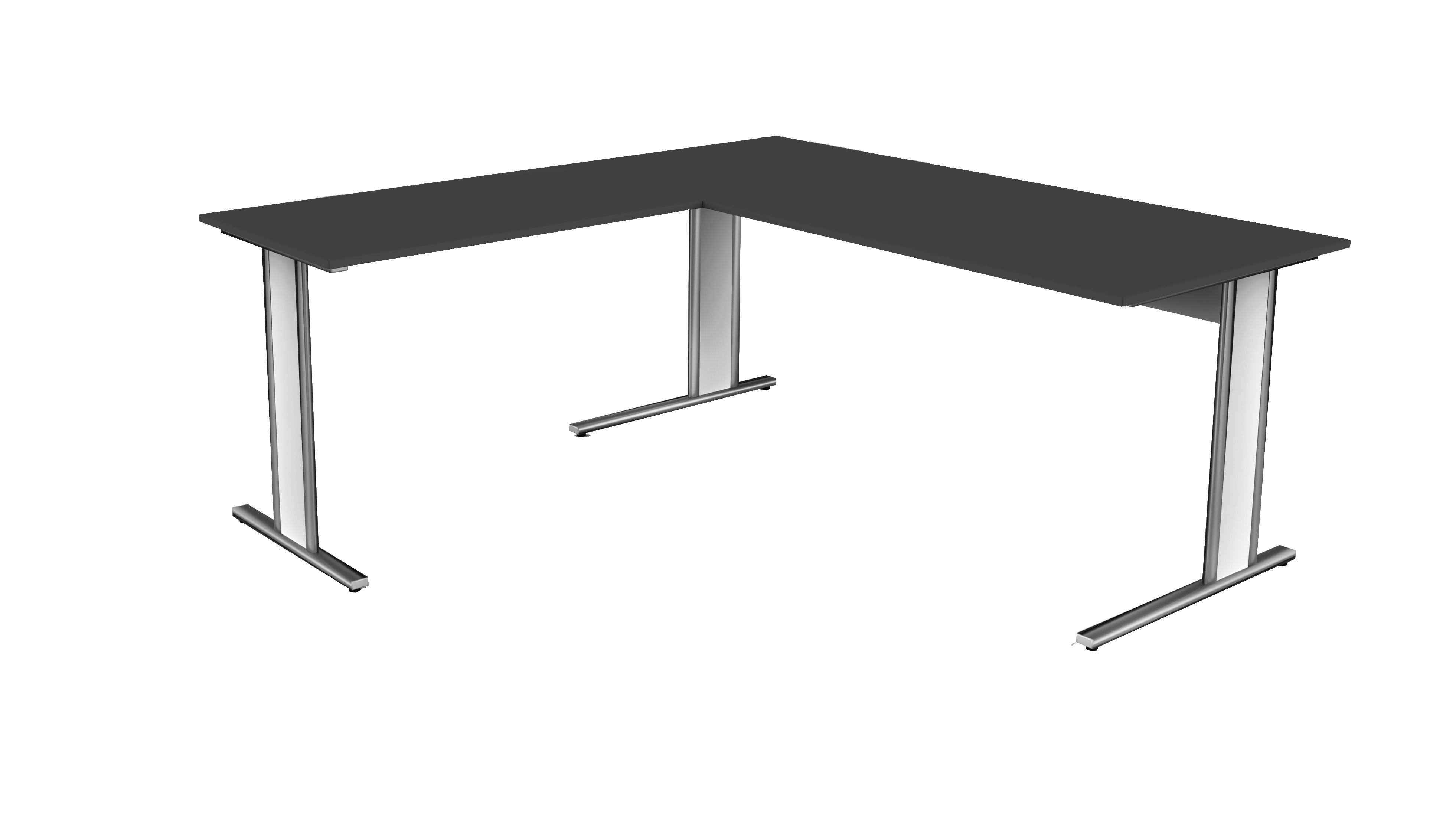 Schreibtisch mit Ansatztisch