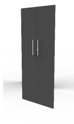 Für breites Standregal und Sideboard