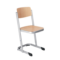 Kufenstuhl logo höhenverstellbar