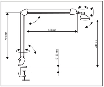 Leuchtdiode 60°