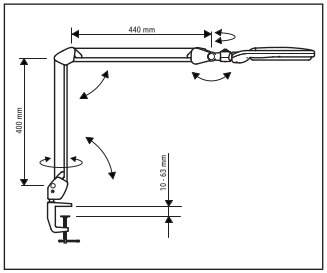 Leuchtdiode 60°