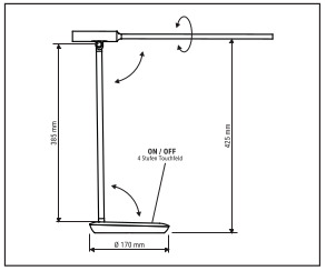 Leuchtdiode 60°