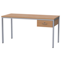 Lehrer-Arbeitstisch mit Schublade, Breite 150 cm