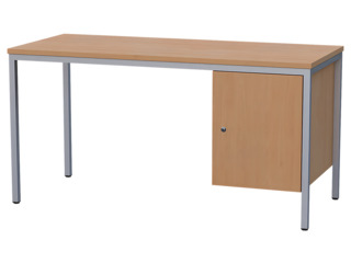 Lehrer-Arbeitstisch mit Unterbau, Breite 150 cm