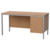 Lehrer-Arbeitstisch mit Unterbau, Breite 150 cm
