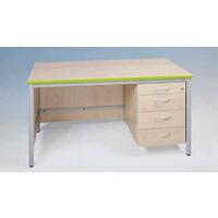 Lehrertisch mit 4 Schubladen