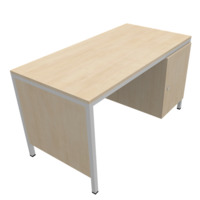 Lehrertisch mit Unterbau, Breite 130 cm