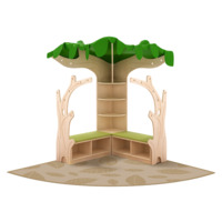 Lese-Ecke Baum, mit Teppich