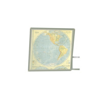 Lichtbildwand, Leinwand zur Projektion mit Halterung