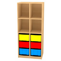 Materialschrank, offen, Höhe 152 cm