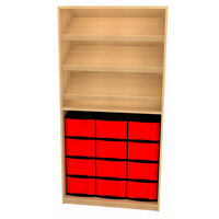 Materialschrank mit Schrägablagen