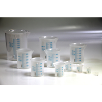 Messbechersatz aus 11 Teilen