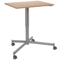 Mittelsäulentisch variant Rechteck, höhenverstellbar