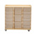 Mobiles Regal OWLAF mit 15 Kunststoffboxen