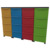 Modulbox-Tower B 116 cm mit Rollen - 4 x 4 hohe Modulboxen
