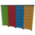 Modulbox-Tower B 116 cm  mit Rollen - 4 x 8 flache Modulboxen