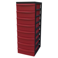 Modulbox-Tower B 29 cm feststehend - 1 x 8 flache Modulboxen