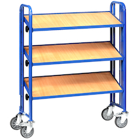 Montagewagen mit 3 neigbaren Böden