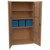 Musikschrank Typ H, B 100 cm - mit Sockel / mit Rollen