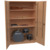 Musikschrank Typ J, B 120 cm - mit Sockel / mit Rollen